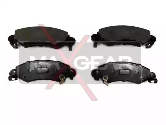 Комплект гальмівних накладок, дискове гальмо 190554 MAXGEAR