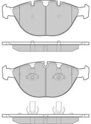 Колодки тормозные передние fremax fbp-1573 FBP1573 FREMAX