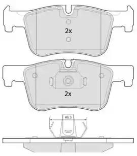 Колодки тормозные передние fremax fbp-1873 FBP1873 FREMAX