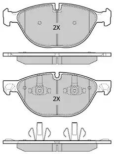 Колодки тормозные передние fremax fbp-1928 FBP1928 FREMAX