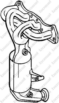Каталізатор 090590 BOSAL