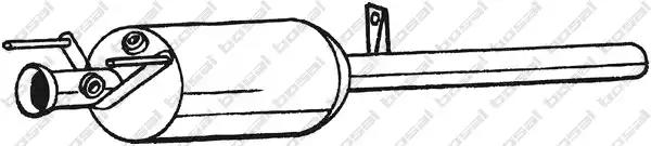 Протисажний/пиловий фільтр, система відведення вг 095072 BOSAL