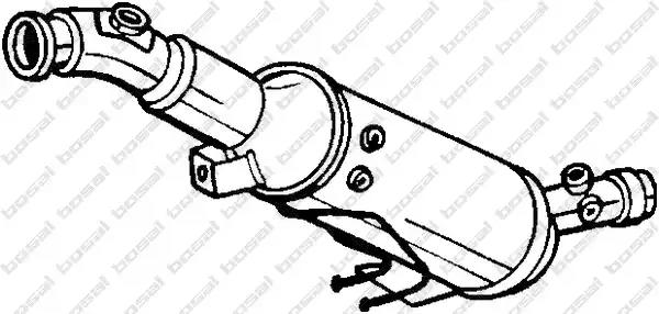 Протисажний/пиловий фільтр, система відведення вг 097207 BOSAL