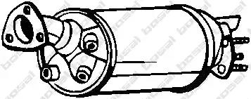 Протисажний/пиловий фільтр, система відведення вг 097225 BOSAL