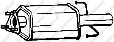 Протисажний/пиловий фільтр, система відведення вг 097228 BOSAL