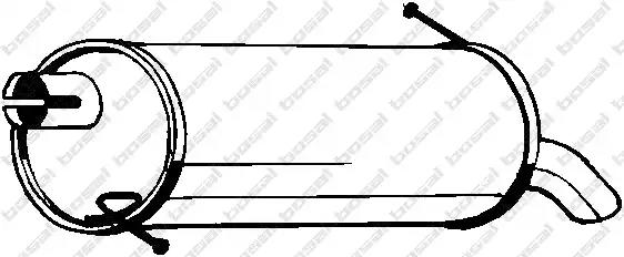 Глушник 154323 BOSAL