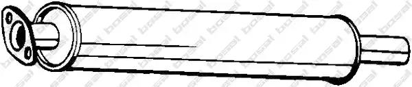 Додатковий глушник 154399 BOSAL