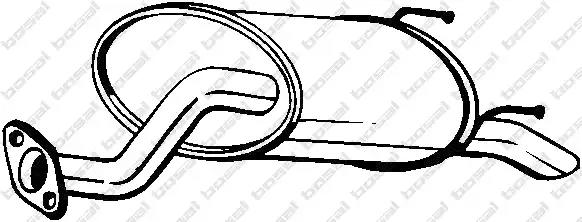 Глушник 163395 BOSAL