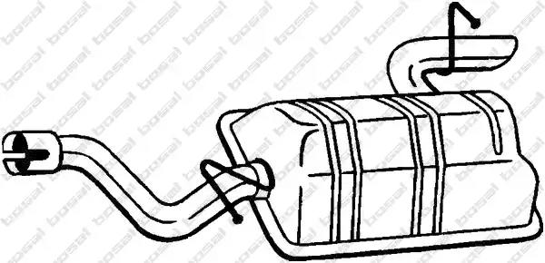 Деталі вихлопної системи 175441 BOSAL