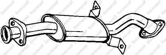 Додатковий глушник 177255 BOSAL