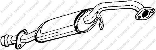 Додатковий глушник 177815 BOSAL