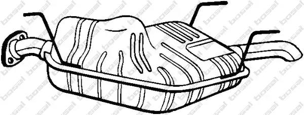 Глушник 185629 BOSAL