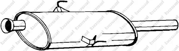 Проміжний глушник 200153 BOSAL