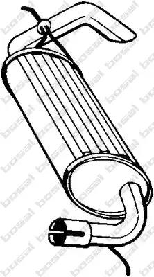 Глушник 211393 BOSAL