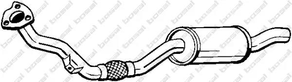Додатковий глушник 233073 BOSAL