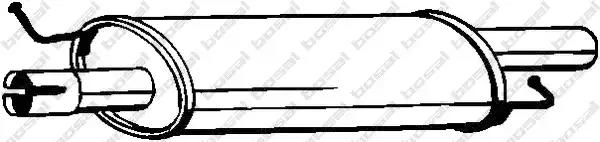 Проміжний глушник 233575 BOSAL