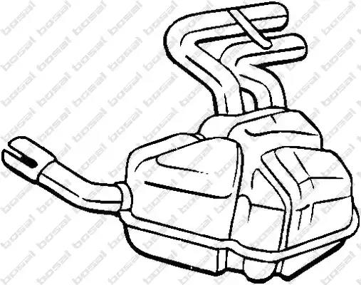 Глушник 247041 BOSAL