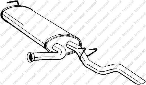 Глушник 279911 BOSAL