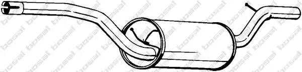 Проміжний глушник 280361 BOSAL