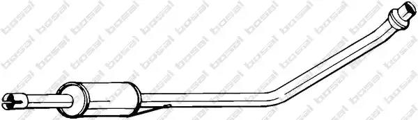 Проміжний глушник 281235 BOSAL