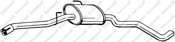 Проміжний глушник 282503 BOSAL