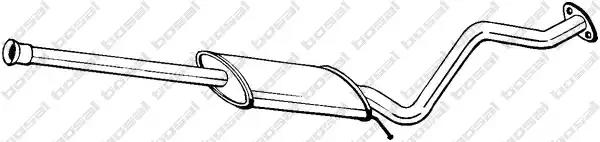 Проміжний глушник 284307 BOSAL