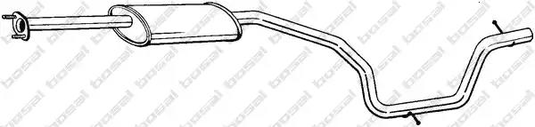 Проміжний глушник 289449 BOSAL