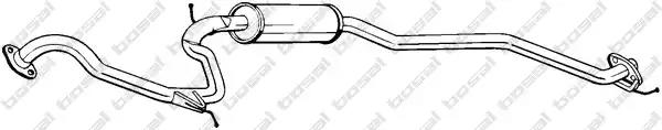 Глушник середня частина honda civic 05- 290-011 bosal 290011 BOSAL