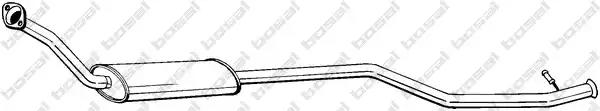 Проміжний глушник 292031 BOSAL