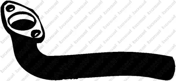 Труба зєднувальна вихлопної системи 700205 BOSAL