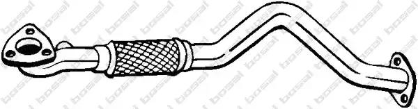 Вихлопна труба 801087 BOSAL