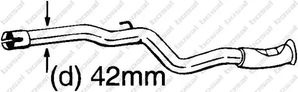 Ремонтна трубка, каталізатор 889159 BOSAL