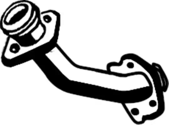 Вихлопна труба 02023 AS METAL