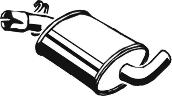 Проміжний глушник 03026 AS METAL