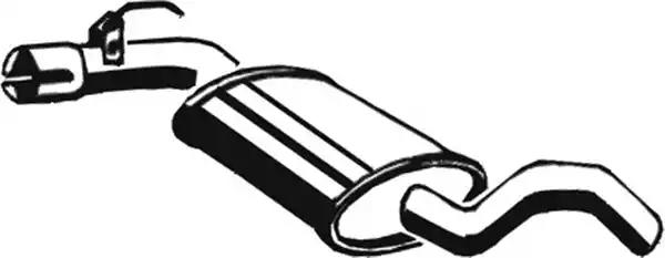 Проміжний глушник 03048 AS METAL