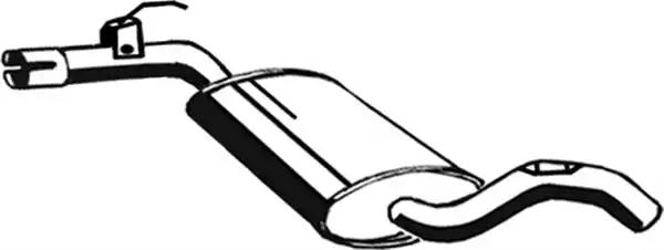 Проміжний глушник 03070 AS METAL