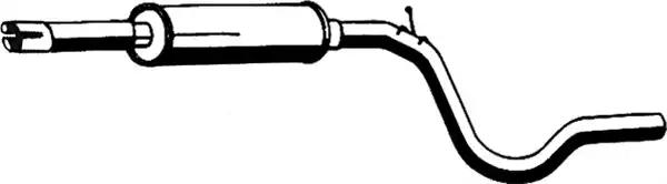 Проміжний глушник 03075 AS METAL