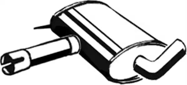 Проміжний глушник 04041 AS METAL