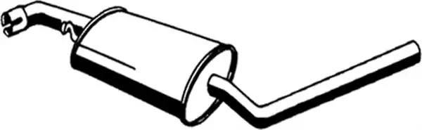 Проміжний глушник 04073 AS METAL