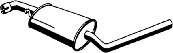 Проміжний глушник 04074 AS METAL