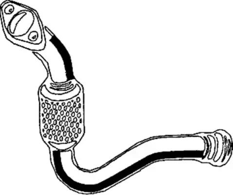 Вихлопна труба 10099 AS METAL