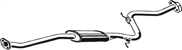 Проміжний глушник 11035 AS METAL