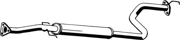 Проміжний глушник 13023 AS METAL