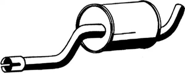 Проміжний глушник 18036 AS METAL