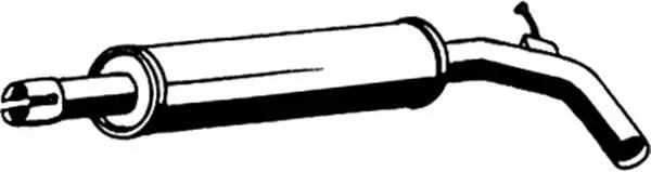 Проміжний глушник 19010 AS METAL