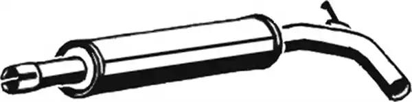 Проміжний глушник 19012 AS METAL