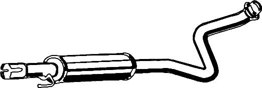 Проміжний глушник 20038 AS METAL