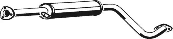 Проміжний глушник 24025 AS METAL