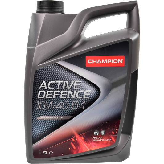 Моторна олива champion active defence b4, 10w-40, 5л 8204319 CHAMPION