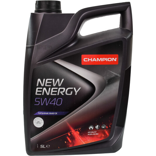 Моторна олива champion new energy, 5w-40, 5л 8211850 CHAMPION